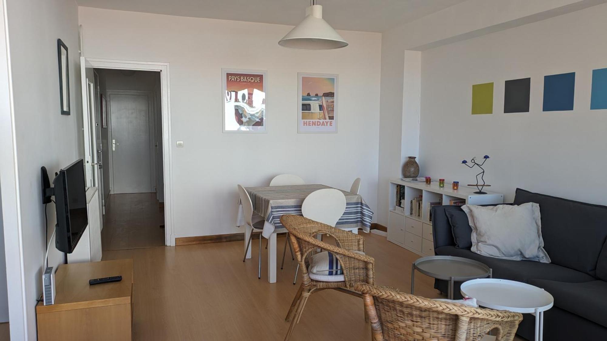 Appartement 3 Pieces Au Coeur D'Hendaye Plage Buitenkant foto