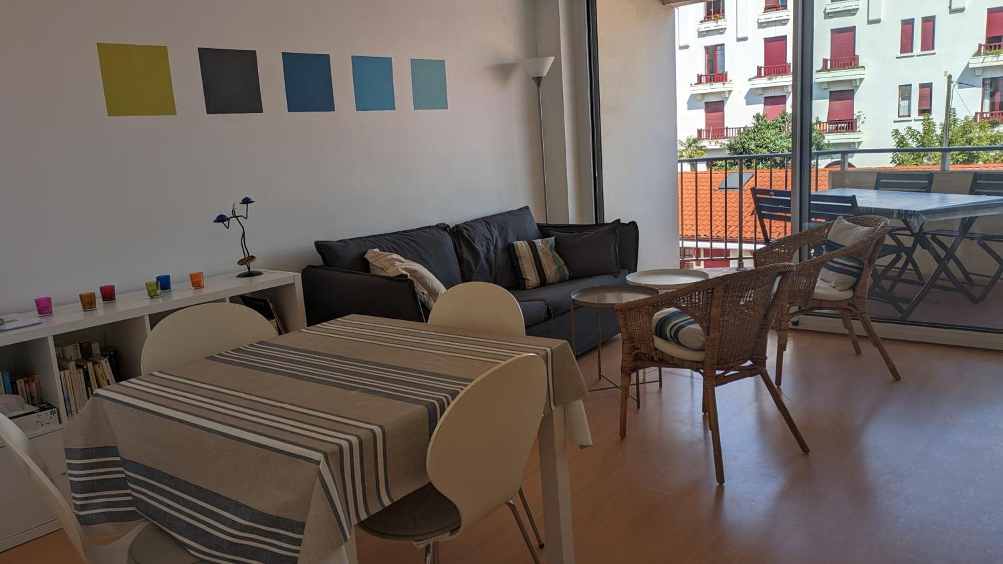 Appartement 3 Pieces Au Coeur D'Hendaye Plage Buitenkant foto