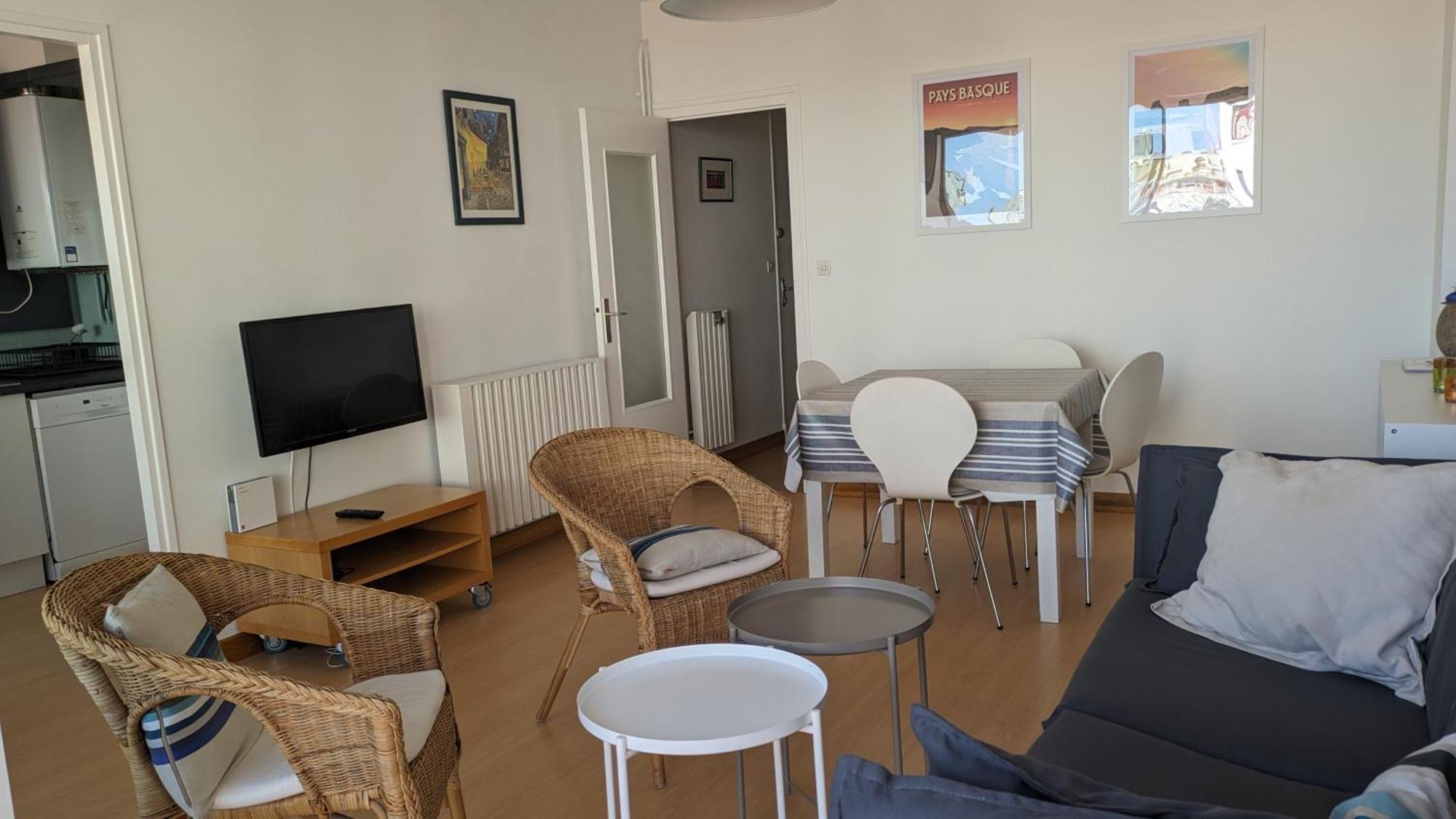 Appartement 3 Pieces Au Coeur D'Hendaye Plage Buitenkant foto